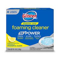 Glisten DP20B Disposer Care Foaming Garbage Disposer Cleaner-Twenty Pack (20 Uses)-Powerful Disposal Cleanser for Complete Cleaning of Entire Disposer-Lemon Scented, 24.5 oz