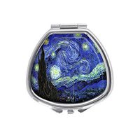 Luxcase Vincent Van Gogh Custom Sector Silver Pill Box Pocket Medicine Tablet Holder Pill Decorative Case Wallet
