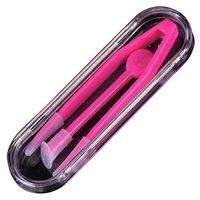 Fineday Chopsticks Spoon, 2 Sets Eye Care Contact Lenses Plastic Tweezers Straw Lenses Box Accessories Hot Pink, Home Products Sales