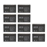 Universal Power Group 6V 12 AH F2 UB6120F2 UPS Battery Replaces CSB GP6120F2, GP 6120 F2-10 Pack