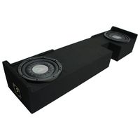 Compatible with 2000-2003 Ford F-150 Ext Super Cab Truck Harmony F104 Dual 10" Sub Box Enclosure