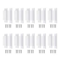 BNYZWOT MC-31 Surface Mount Wired NC Door Contact Sensor Alarm Magnetic Reed Switch White 10pcs