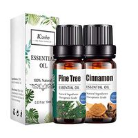 Huaa Essential Oils Gift, 20 Pure Essential Oils Gift for Diffuser, Humidifier, Massage, Aromatherapy, Skin & Hair Care (Pine+Cinnamon)