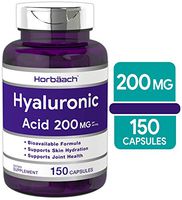 Hyaluronic Acid Capsules 200 mg 150 Count | Supports Joint and Skin Hydration | Non-GMO & Gluten Free Supplement | by Horbaach