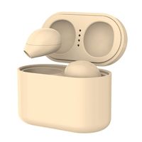 Glo buy Wireless Bluetooth Headset IPX5 Waterproof Earbuds with Charging Box 5.0 Bluetooth,Flesh