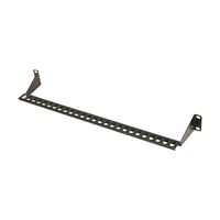 NavePoint 1U Horizontal 19-Inch Rack Mount Cable Management Bracket Cross Bar Panel Black