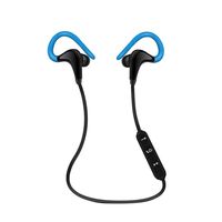 Dnasrivew Earplug Bluetooth 4.1 Sports Ear-Hook Stereo Sound in-Ear Bluetooth Earphones Bluetooth Headphones with Microphone Support Music Blue