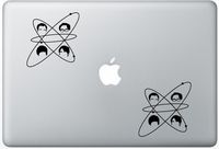 Latest Stuff Of Big Bang Theory FlashDecals2665 Set Of Two (2x) , Decal , Sticker , Laptop , Ipad , Car , Truck