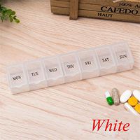 Amapower Convenient 7 Days Weekly Tablet Holder Pill Travel Box Medicine Dispenser Organizer