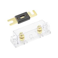 uxcell ANL Fuse Holder with 400 Amp Fuse DC 32 Volt for Automotive Car Vehicle Audio Amplifier Inverter Replacement with Clear Insulated Cover