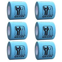 Nikken Kenkotherm Dynamic Underlayer Kinetic (DUK) Tape - Produces Warmth From Natural Energy - Stretchable and Elastic Muscle Support, Helps Reduce Tissue Pressure and Comforts Joints - 6 Rolls