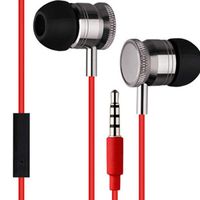 in-Ear Earbuds Noise Isolating Headphones, Licoers Waterproof Sweatproof Earbuds for Gym Running with Mic HD Dynamic Crystal Clear Sound, Ergonomic Comfort-Fit (Yellow)