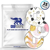 GrifGrips Extreme Formula - Spot Circle CGM Adhesive for Dexcom G4 and G5 (25-Pack) (Extremely Pretty)