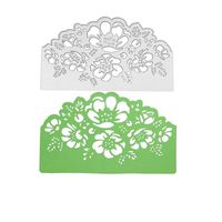 Cloudro Flowers Cutting Dies,Lace Flower Clearance Metal Cut Dies Stencil Template Mould for DIY Scrapbook Embossing Album Paper Card Craft (B)