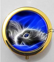 BlackKey Animal Cat Cute Kitty 3-Compartment Decorative Pocket Gift Box Case Organizer for Pill, Color 2 -151