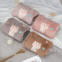 Hot Water Bottle Winter Hand Warmer Reachargeable Safe Hot Water Bag Heating Pad Rechargeable Electric Hot Water Bag Portable Electric Heat Pain Winter Expressive Gift