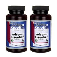Swanson Adrenal Essentials 60 Veg Capsules (2 Pack)
