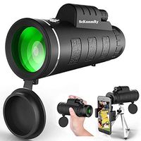 SeKunmRy Monocular Telescope, 2019 Newest High Power 12x50 HD Waterproof Fog Proof Monocular with Smartphone Holder & Tripod,Perfect for Bird Watching,Watching Wildlife.Formerly Polaris Optics