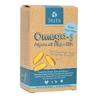 Testa - Cut Out The Middle-Fish - Much Healthier Than Fish Oil - Plant Based GMO-Free Omega-3 DHA + EPA from Algae Oil - Pure and Vegan - Testa Omega 3-60 Capsules