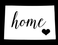LLI Colorado Home State | Decal Vinyl Sticker | Cars Trucks Vans Walls Laptop | White | 5.5 x 3.7 in | LLI1262