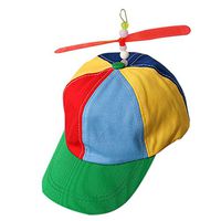 USHOT Educational Toys, Propeller Cap Hat Helicopter Rainbow Tweedle Pride Party Kuso Fancy Dress Nerd