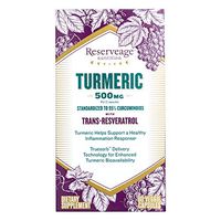 Reserveage, Turmeric 500mg with Resveratrol