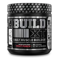 Build-XT Muscle Building Mass Builder Powder - Daily Pre Workout Muscle Builder Supplement for Muscle Growth, Strength, Recovery | Weight Gainer w/Proven Peak02 & elevATP - Fruit Punch, 30sv