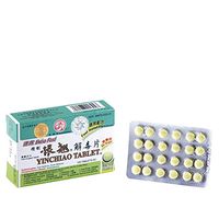 長城牌銀翹解毒片（无糖） Yinchiao Tablets - Superior - Antihistamine Pain Reliever-Fever Reducer 120 Tablets No Sugar