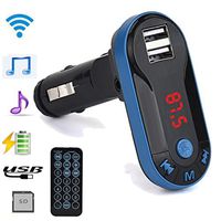 Creazy Bluetooth Wireless FM Transmitter MP3 Player Handsfree Car Kit USB TF SD Remote