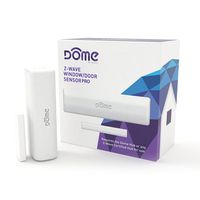 Dome Home Automation DMDP1 Door/Window Sensor Door Contact Sensor, White