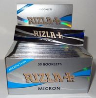 Rizla Micron King Size Slim (Micron Thin) Smoking Rolling Papers (5) by Rizla