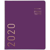 AT-A-GLANCE 2020 Monthly Planner, 9" x 11", Large, Contemporary, Purple (70250X59)