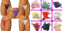 RL1 Wholesale Lot 120 Women Underwear G-String Thongs Panties T-Back Lingerie