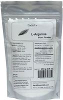 NuSci L-Arginine Powder Pure Base Form (250 Grams (8.8 oz))