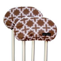 Crutch Caps - Lattice Brown
