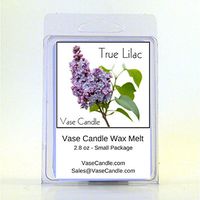 Vase Candle 2 True Lilac Melts | 2.8 oz Premium Highly Scented Soy Paraffin Wax Tarts | 50 Hours