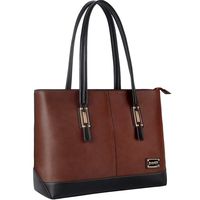 ZMSnow Laptop Tote Bag,Professional Women Work Tote Shoulder Bag with Comfortable Long Strap Up to 15.6 Inch