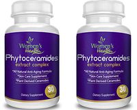 Phytoceramides Capsules - Pack of 2 - Anti Aging Supplement from Rice with Vitamin A,C,D and E