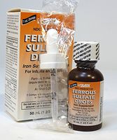 FERROUS SULF DROPS 15MG/ML*SIL 50 ML