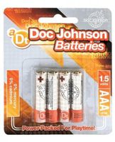 Doc Johnson Batteries - AAA 4 Pack (Pack Of 4)