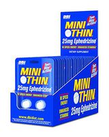 Mini Thin | Two-Way Action Caffeine Pills - High Speed Energy and Enhanced Stamina* - 205mg Caffeine; 25mg Ephedrizine (Yohimbe, DMAE, Green Tea, White Willow Bark and More) - 96 Pill Display
