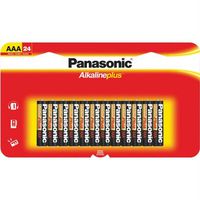 24PK AAA ALKALINE PLUS BATTERY LONG LASTING POWER FOR EVERYDAY USE