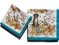 Creative Converting Bundle Set of 20 Luncheon with 20 Cocktail Beverage Napkins, Diggin The Season