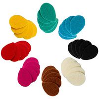 40 Pcs Teardrop Aromatherapy Essential Oil Loket Diffuser Necklace Refill Pads