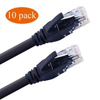 Ethernet Cable,Cat6 Ethernet Cable 10ft LAN Computer for Computer/Network Component/Router/Modem, JH-Link Network Cable (10 Piece)