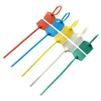 Amgate 50 Pcs 6 Inch Marker Nylon Cable Ties Write on Ethernet, Colorful Wire Zip Ties Cable Mark Tags Nylon Power Marking Label