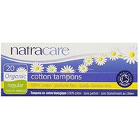 Natracare, Organic Cotton Tampons, Regular, 20 Tampons - 2pc