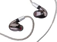Monoprice MP80 Aluminum In-Ear Earphone, Balanced Armature Driver And Dynamic Driver With Three Tuning Nozzles