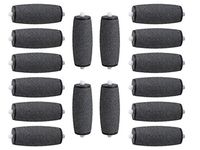 16-pack Premium Pedi Roller Heads Compatible With Pedi Perfect Electronic Pedicure Foot File, Professional Grade, Water Resistant, Roller Refills (16 Count)