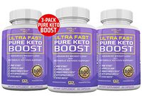 (3-Pack) Ultra Fast Pure Keto Boost - 2400mg Premium Keto Pills for Keto Diet for Energy & Focus Keto Capsules - Keto BHB Supplement for Men and Women - 90 Day Supply